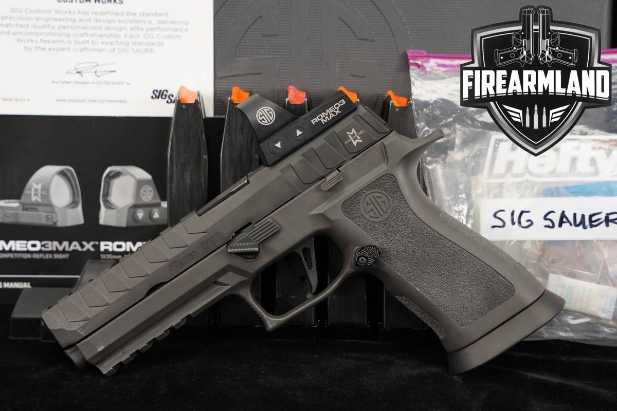 Sig Sauer P320MAX Custom Works MAX MICHEL 9mm P320 P 320 +ROMEO OPTICS