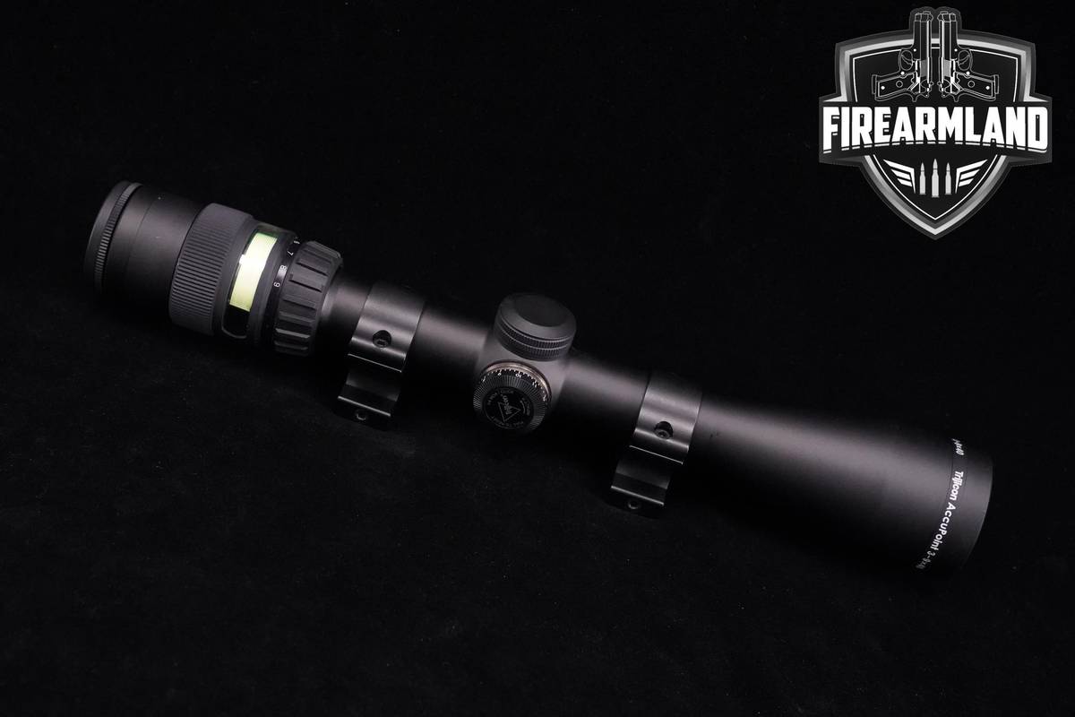 Trijicon AccuPoint 3-9x40 MIL-Dot Crosshair w/ Green Dot +OPTIC
