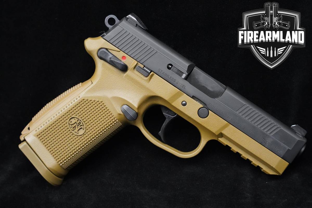 FN FNX-45 45 ACP 4.5" Two-Tone DA/SA FNX-45 FNX45 +3 MAGS & ORIG CASE