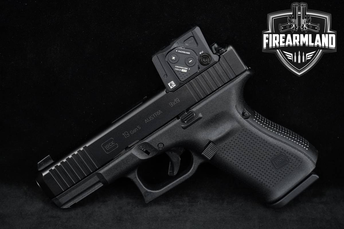 Glock 19 Gen5 COA FS 9mm 4.02 G19 MOS Gen 5 +3 MAGS, ORIG CASE & OPTIC