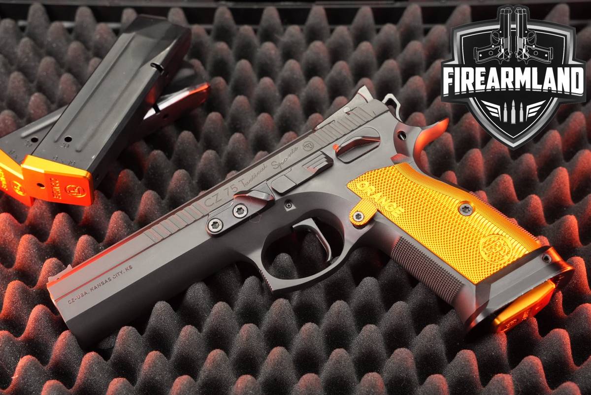 CZ 75 TACTICAL SPORT Orange 9mm 5.23 CZ75 TS TSO +3 MAGS & ORIG CASE