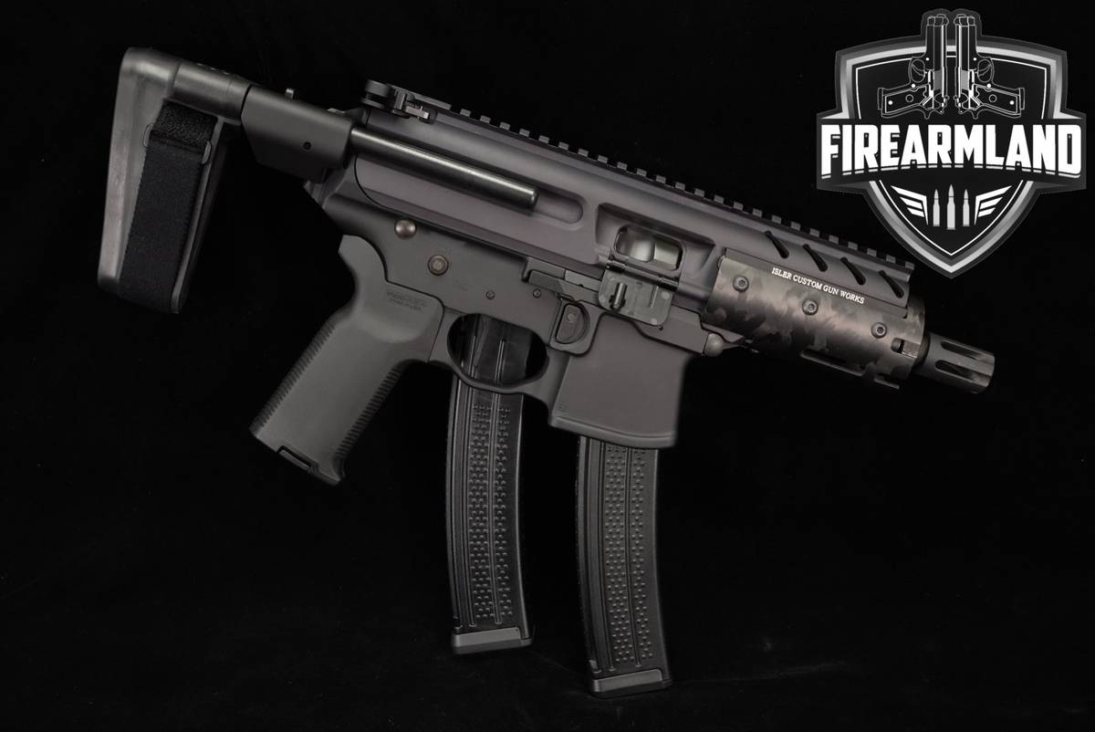 Sig Sauer MPX K 9mm 4.5" ISLER VENTED HANDGUARD Short-Stroke Piston +2 MAGS