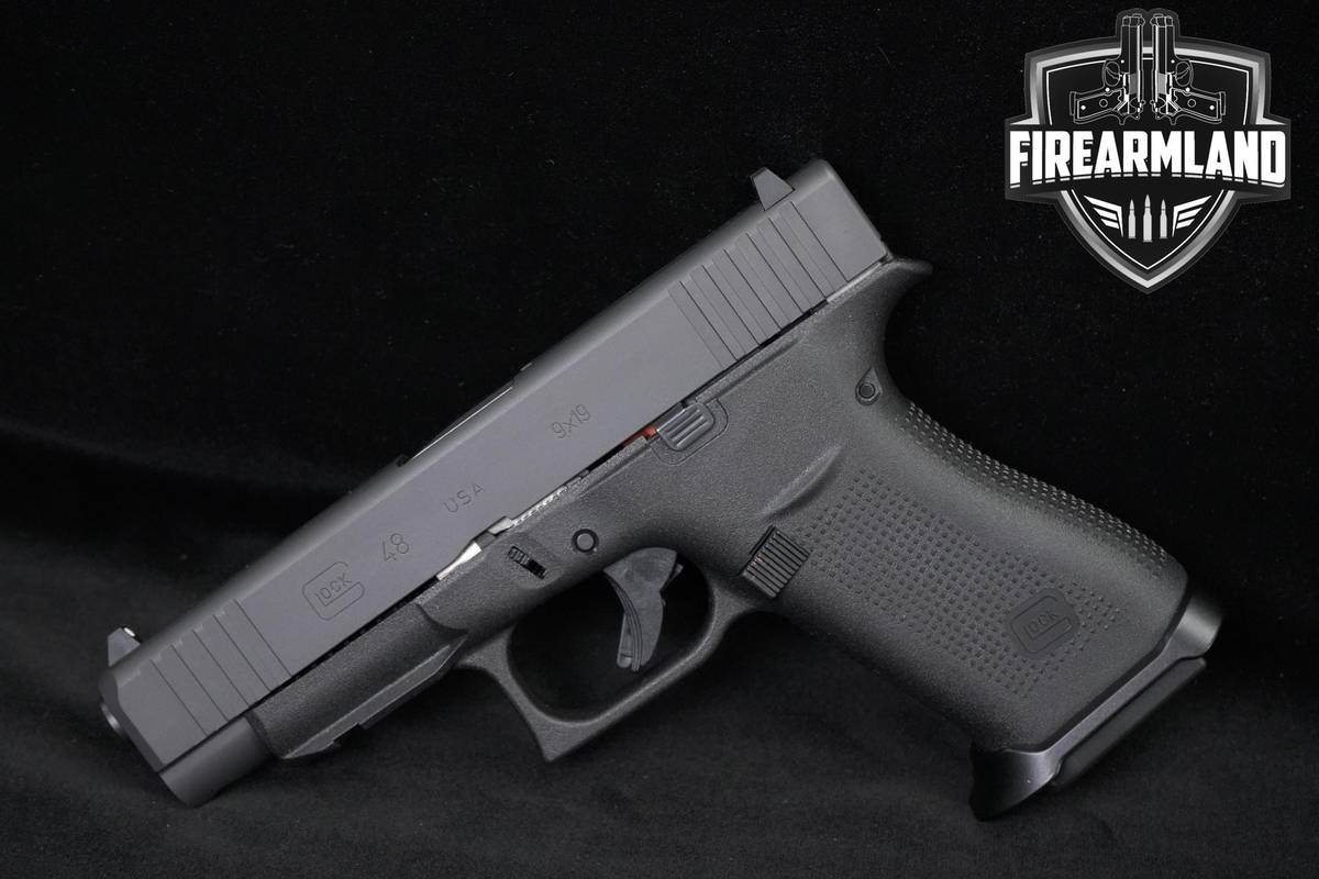 Glock 48 Slimline 9mm 4.17" G48 +4 MAGS, ORIG CASE & HOLSTER