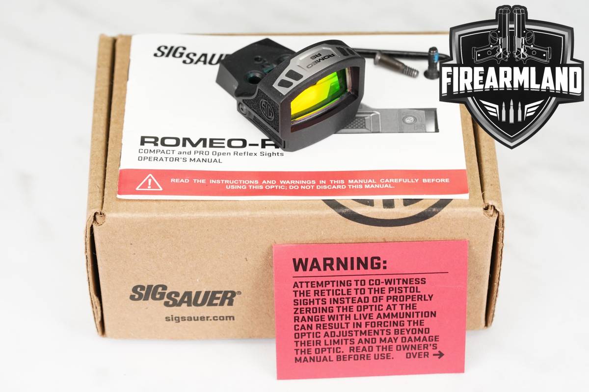 Sig Sauer Romeo RS PRO Red Circle Dot Sight RomeoRS +ORIG BOX