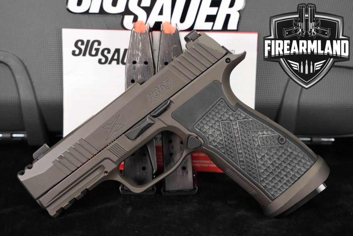 Sig Sauer P365-AXG Legion 9mm Optics-Ready P 365 +3 MAGS & ORIG CASE