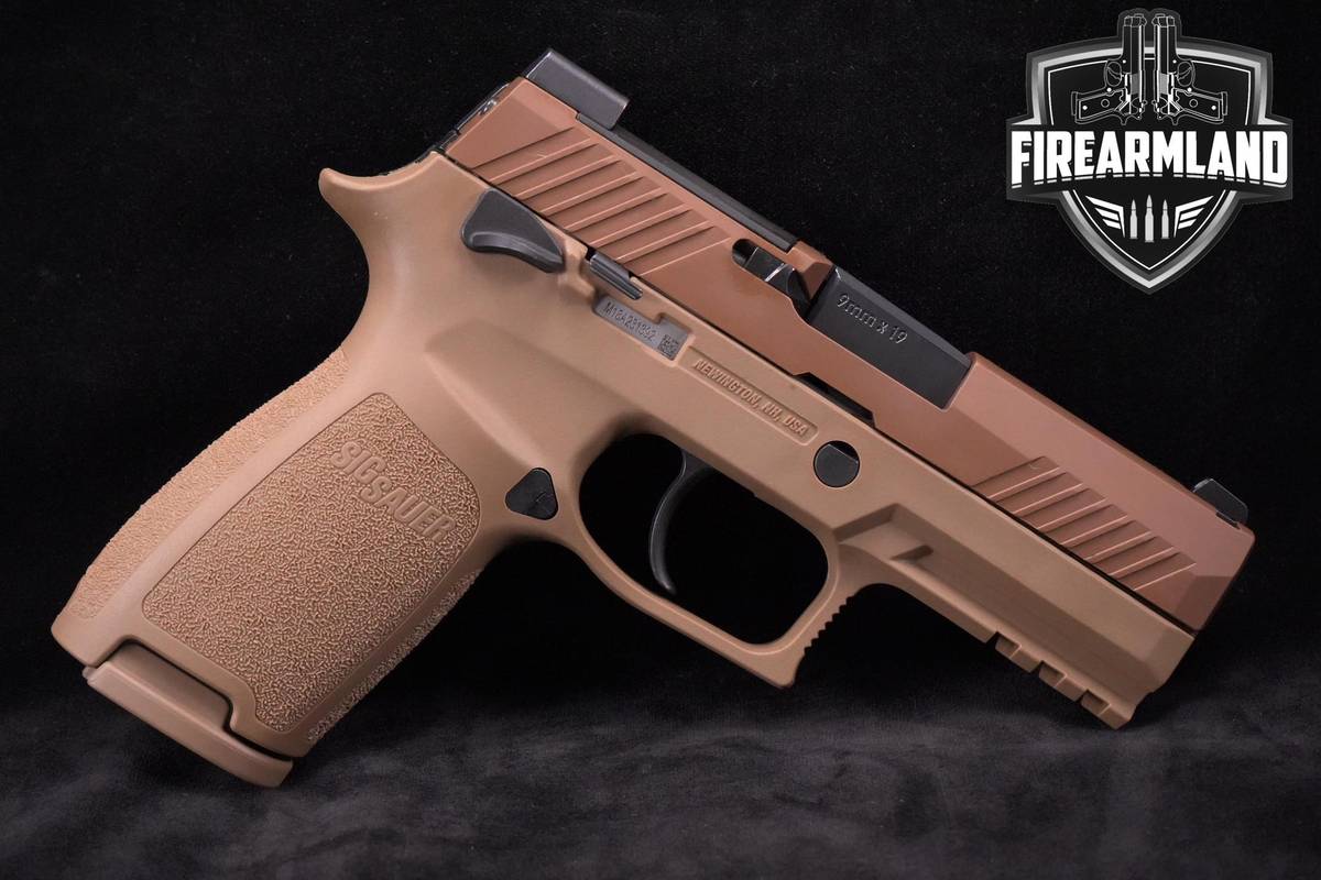 Sig Sauer M18 P320 9mm 3.9" Coyote PVD Sig-Sauer M18 P-320 M-18 +ORIG CASE