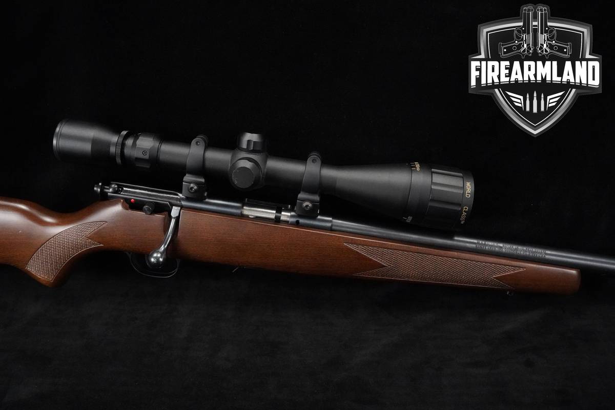 Savage Arms Model 93R17 GV 17 HMR 21" Blued & Walnut +SCOPE