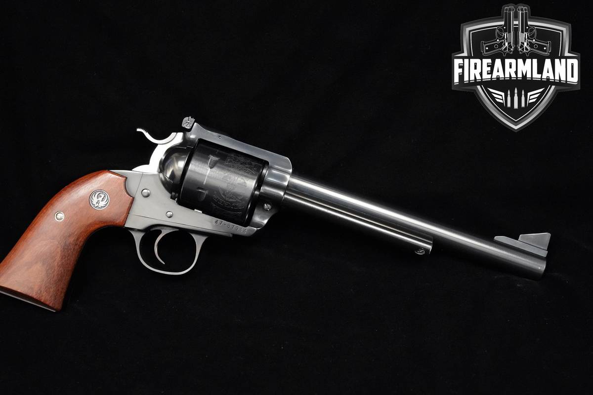 1998 Ruger New Model Blackhawk Bisley 45 Colt 7.5" Blued Ruger +ORIG CASE