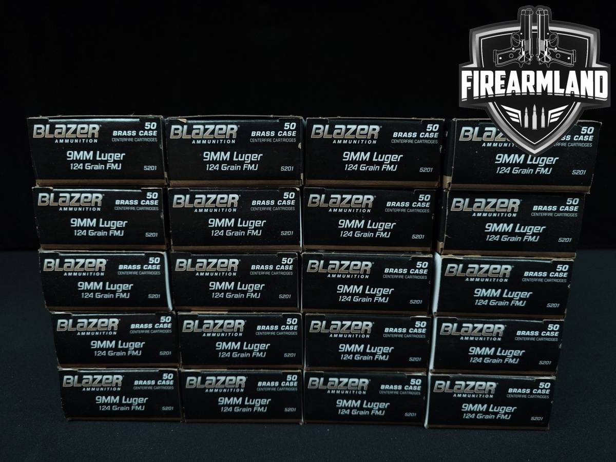 1000 RDS! 9mm Ammo 9-mm Ammunition