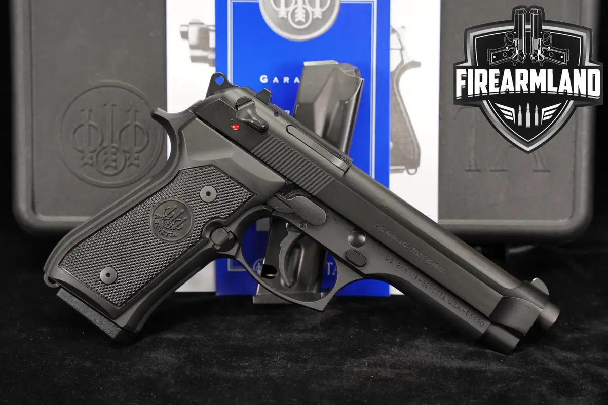 Beretta M9 9mm 4.9" M-9 +2 MAGS & ORIG CASE