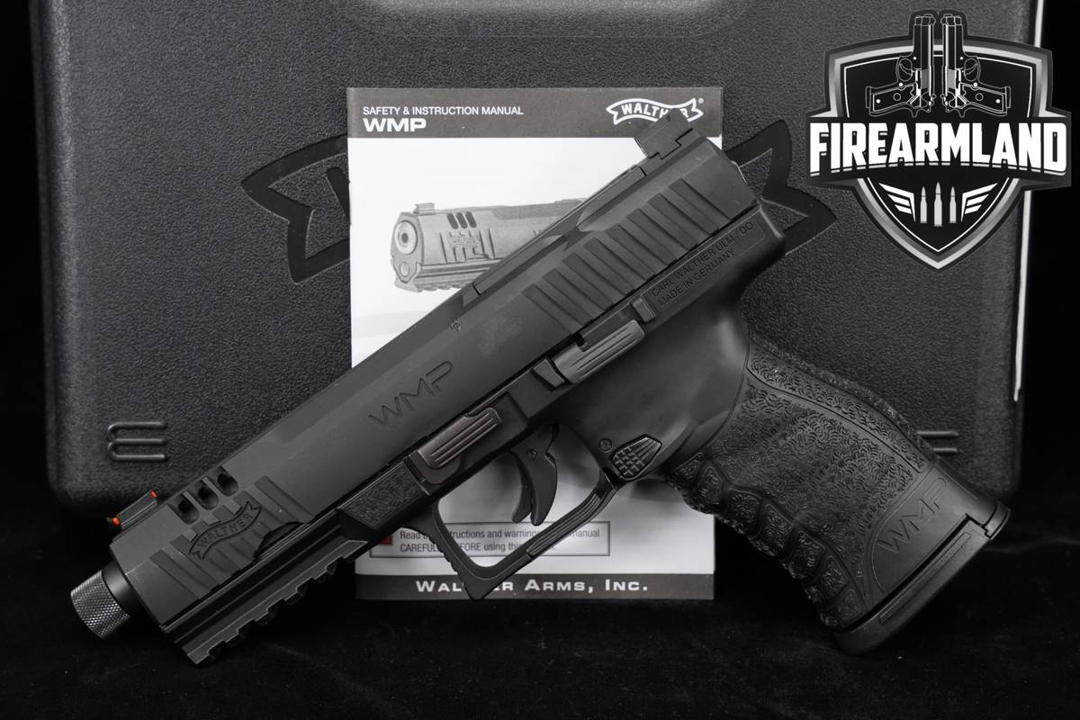 Walther WMP SD 22 WMR 5.1 Optics-Ready THREADED +ORIG CASE