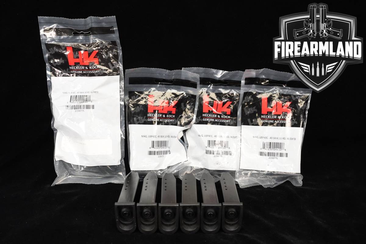 Heckler & Koch H&K 10x TEN USP Compact 10-Round Magazines .40 S&W U.S.P.C.