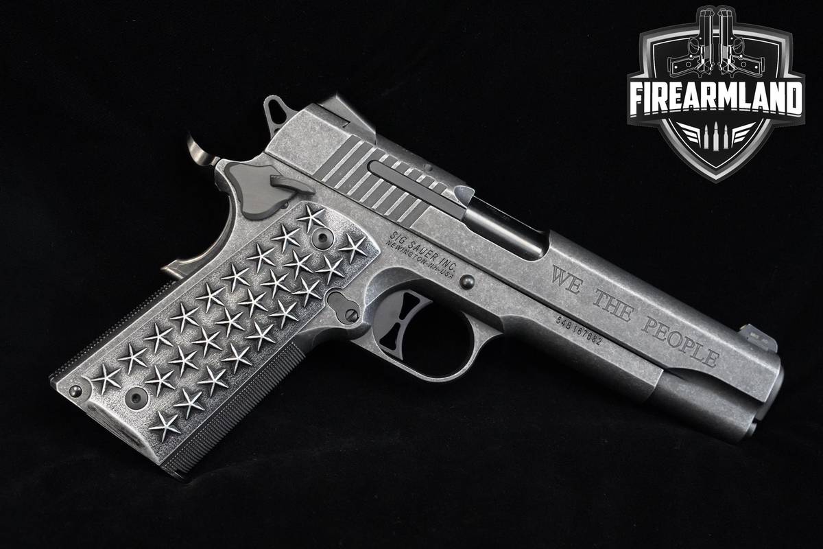 RARE! Sig Sauer 1911 WE THE PEOPLE 45 ACP 1911 5" Sig-Sauer 1911 +ORIG CASE