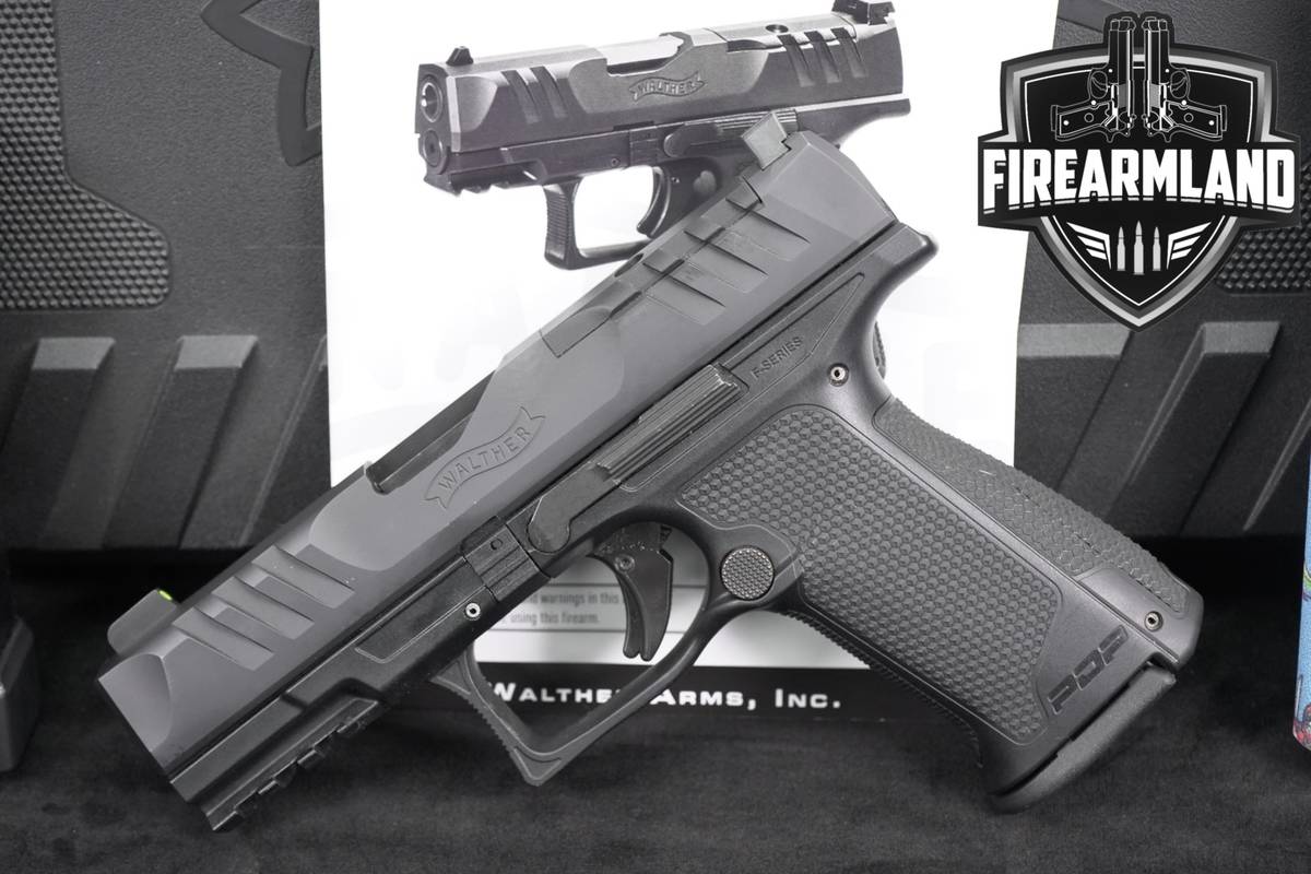 Walther PDP F-Series 9mm Optics-Ready 4" +2 MAGS, ORIG CASE & HOLSTER