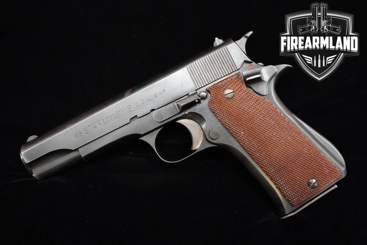 VINTAGE 1970 Star Model BS 9mm 1911 5" Blued Star Model B