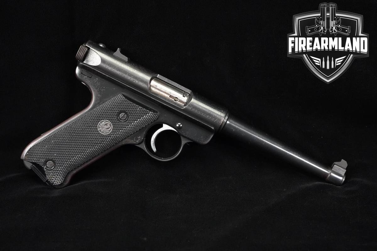 1984 Ruger Mark II Standard 22LR Blued +6 MAGS