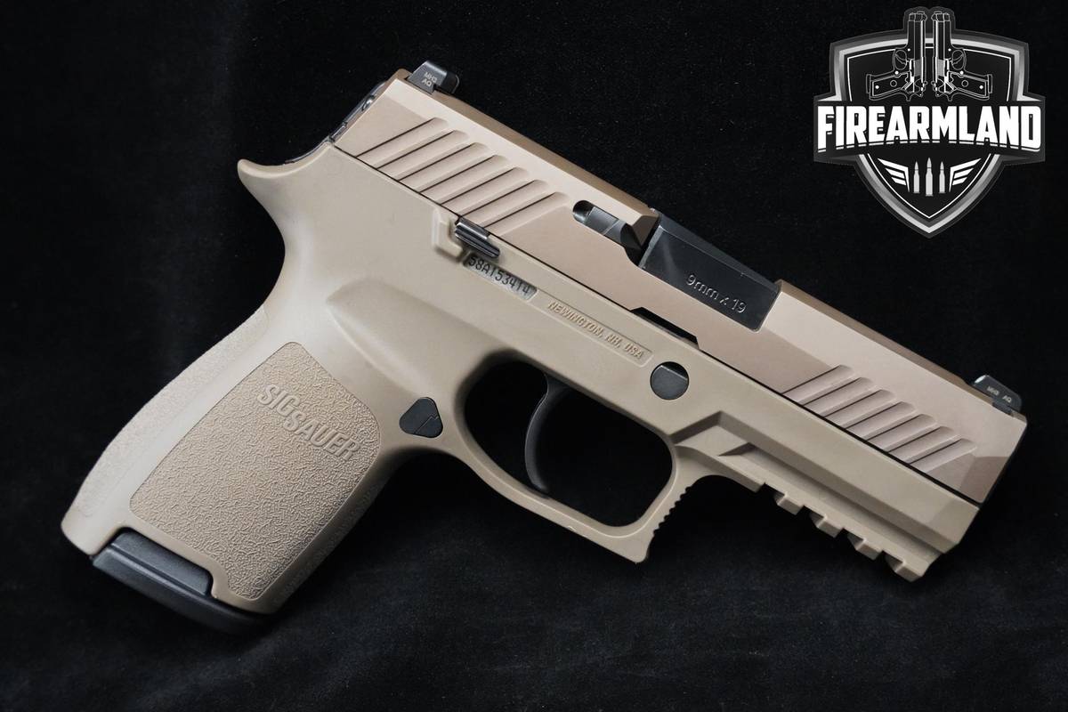 Sig Sauer P320 9mm FDE 3.9" Sig-Sauer FDE P320 P-320 +2 MAGS & ORIG CASE