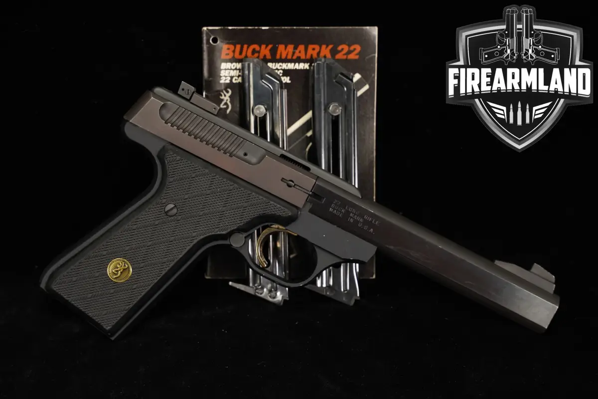 1987 Browning Buck Mark 22LR 5.5" Buckmark +3 MAGS