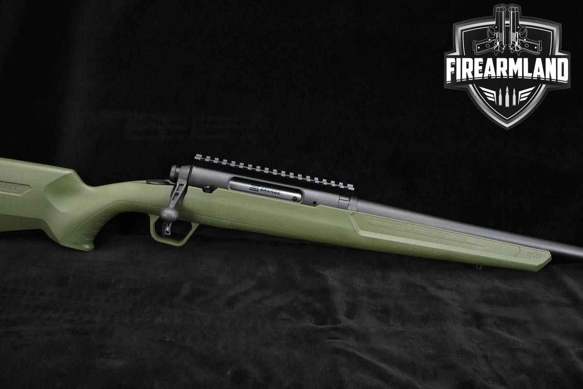 Savage Arms Axis II 243 Winchester 22" Black & Green Hunting Target Rifle