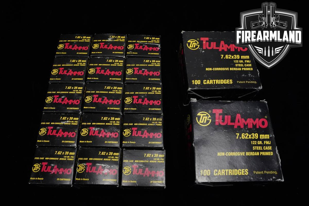 7.62x39 Ammo 762x39 Ammo 500 ROUNDS