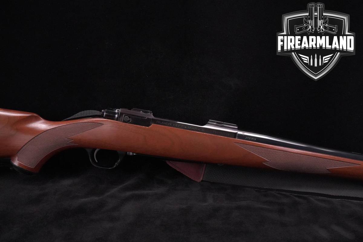 LEFT HANDED! 2008 Ruger M77 Mark II LH 270 Win 22" Blued Ruger-M77 Mark 2