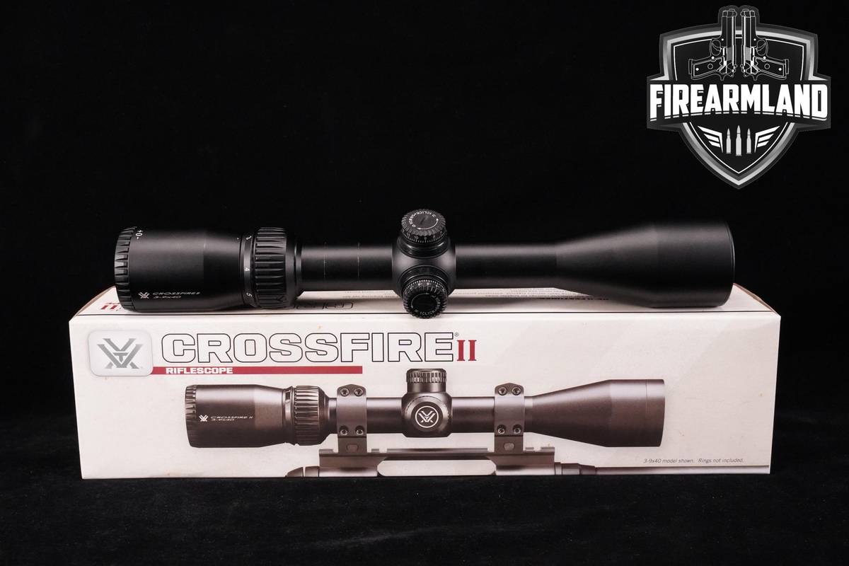 Vortex Optics Crossfire II 3-9x40 Dead-Hold BDC MOA SFP Reticle Riflescope