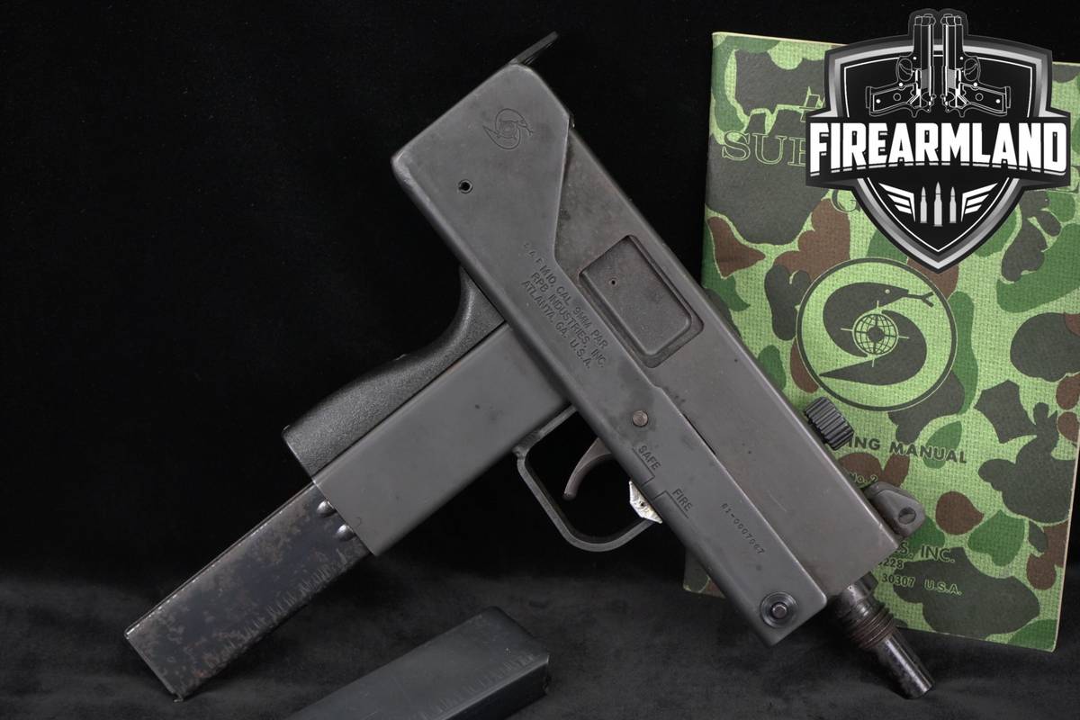 PRE-BAN RPB Industries M10 S.A.P 9mm 5.75 MAC 10 1982 OPEN-BOLT +2 MAGS