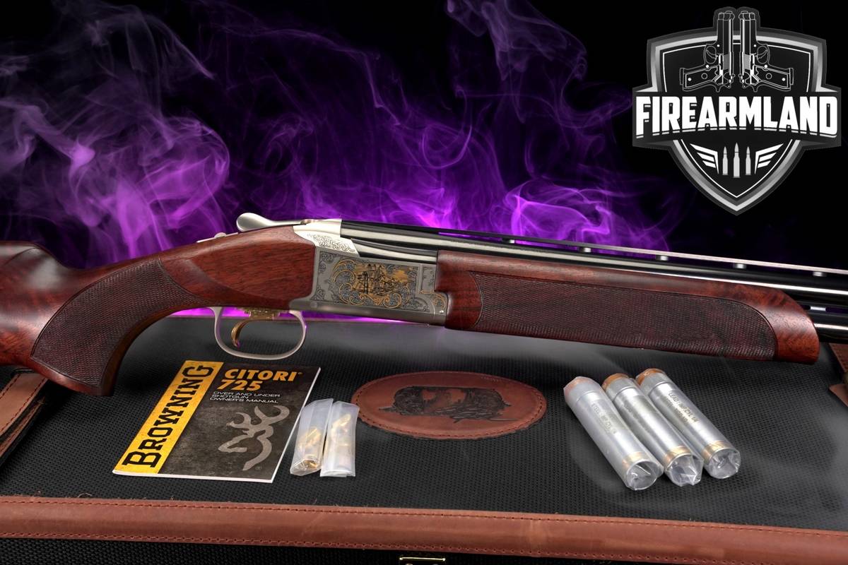 Browning Citori 725 Black Gold 12-Gauge 30" Blued & Walnut +ORIG BOX
