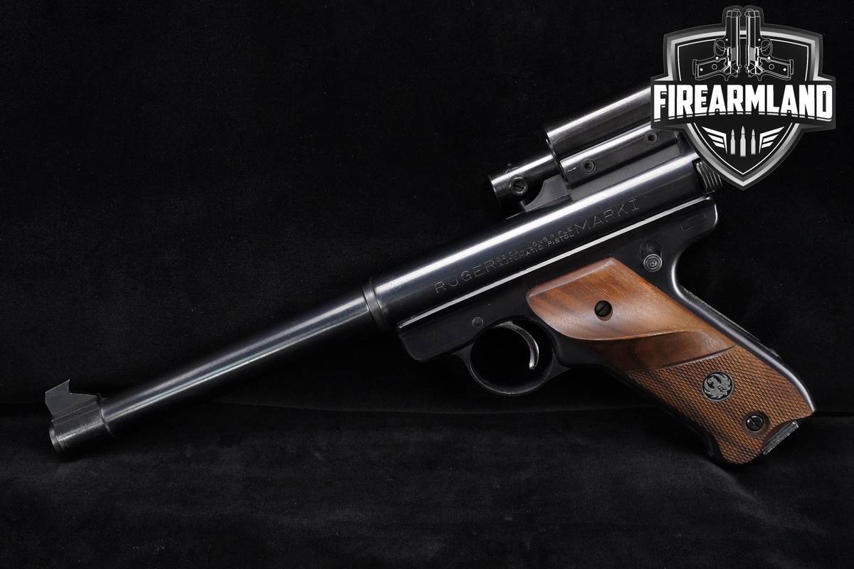 VINTAGE 1960 Ruger Mark I Target 22LR 6.875" Blued MK1 MK-1 +OPTIC