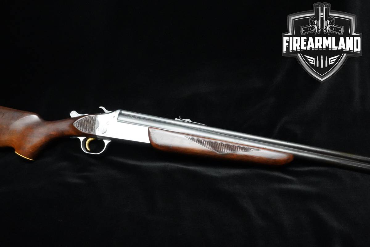 1962-69 Savage Arms Model 24 DL 22LR-410-Gauge 24" Satin Chrome Savage DL