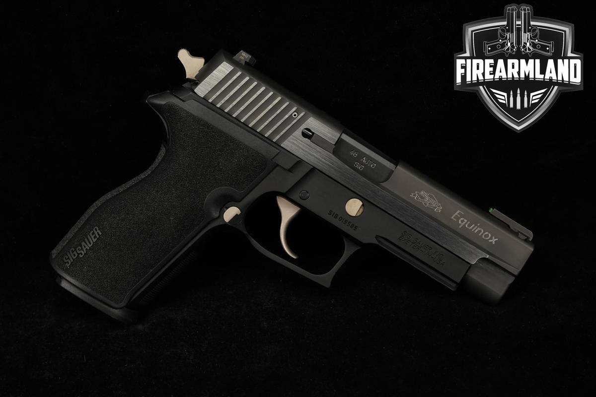 Sig Sauer P227 Equinox Custom Shop 45 ACP 4.4" P-227 +2 MAGS & ORIG CASE