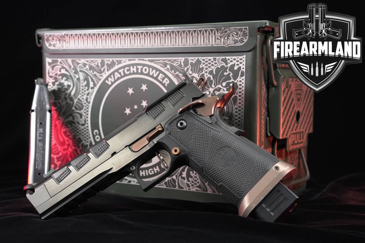 COLLECTOR Watchtower APACHE PewView 9-mm 2011 4.6" Pistol +4 MAGS & OG CASE