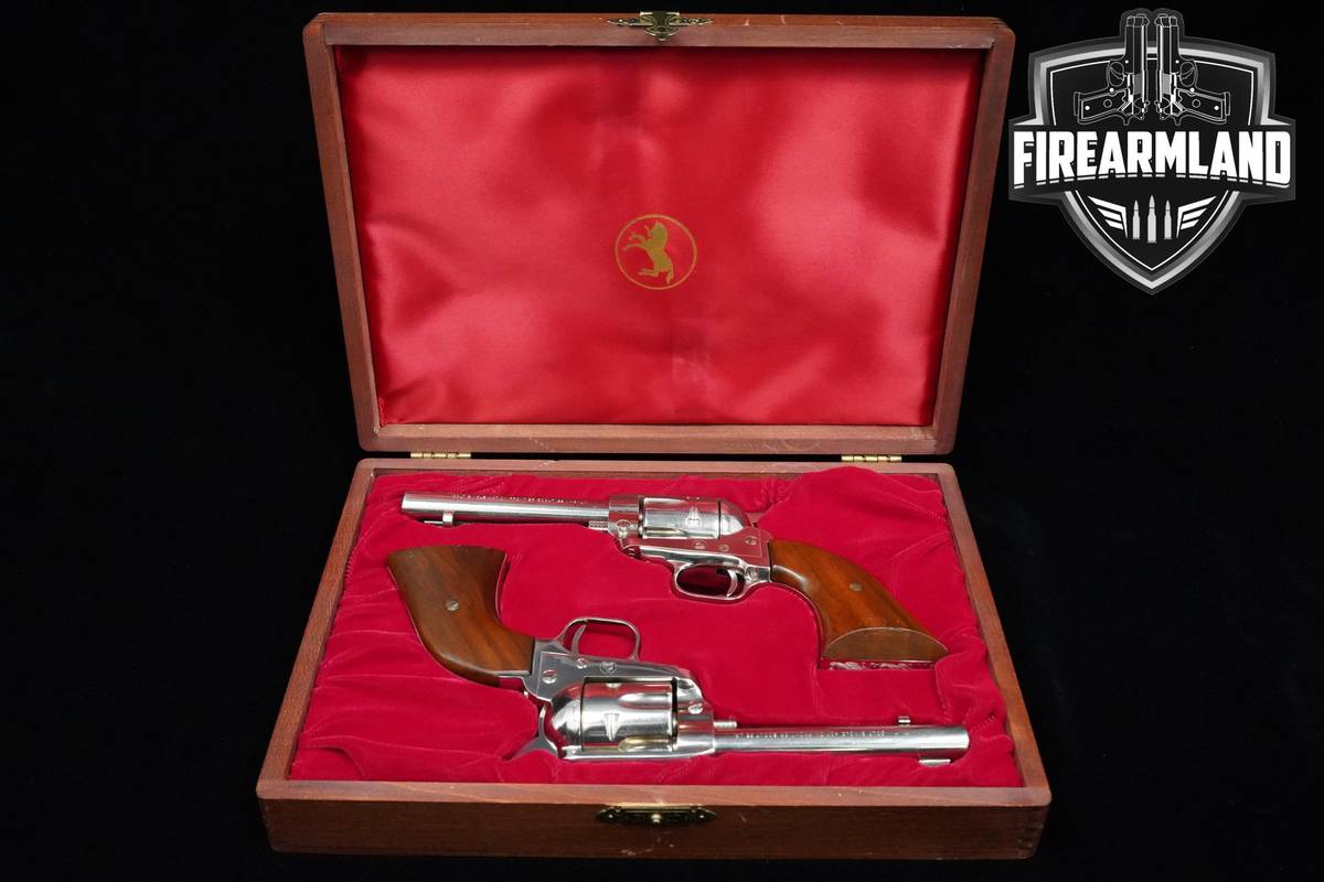 1961 Colt Single Action Frontier Scout Collector Pair .22 Mag/LR 4.75" Colt