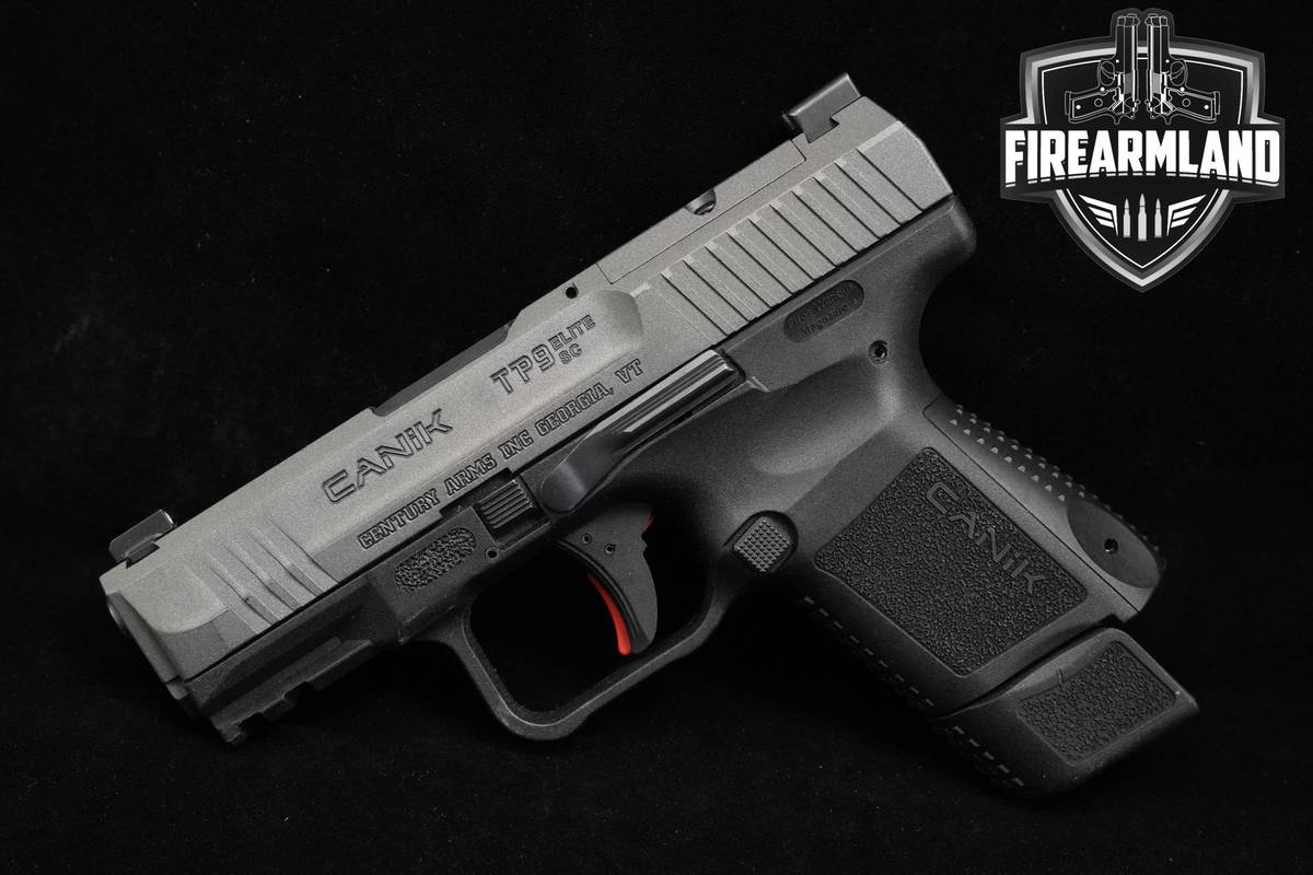 Canik TP9 Elite SC 9mm 3.5" Tungsten Gray Cerakote TP 9 ORIG CASE & HOLSTER