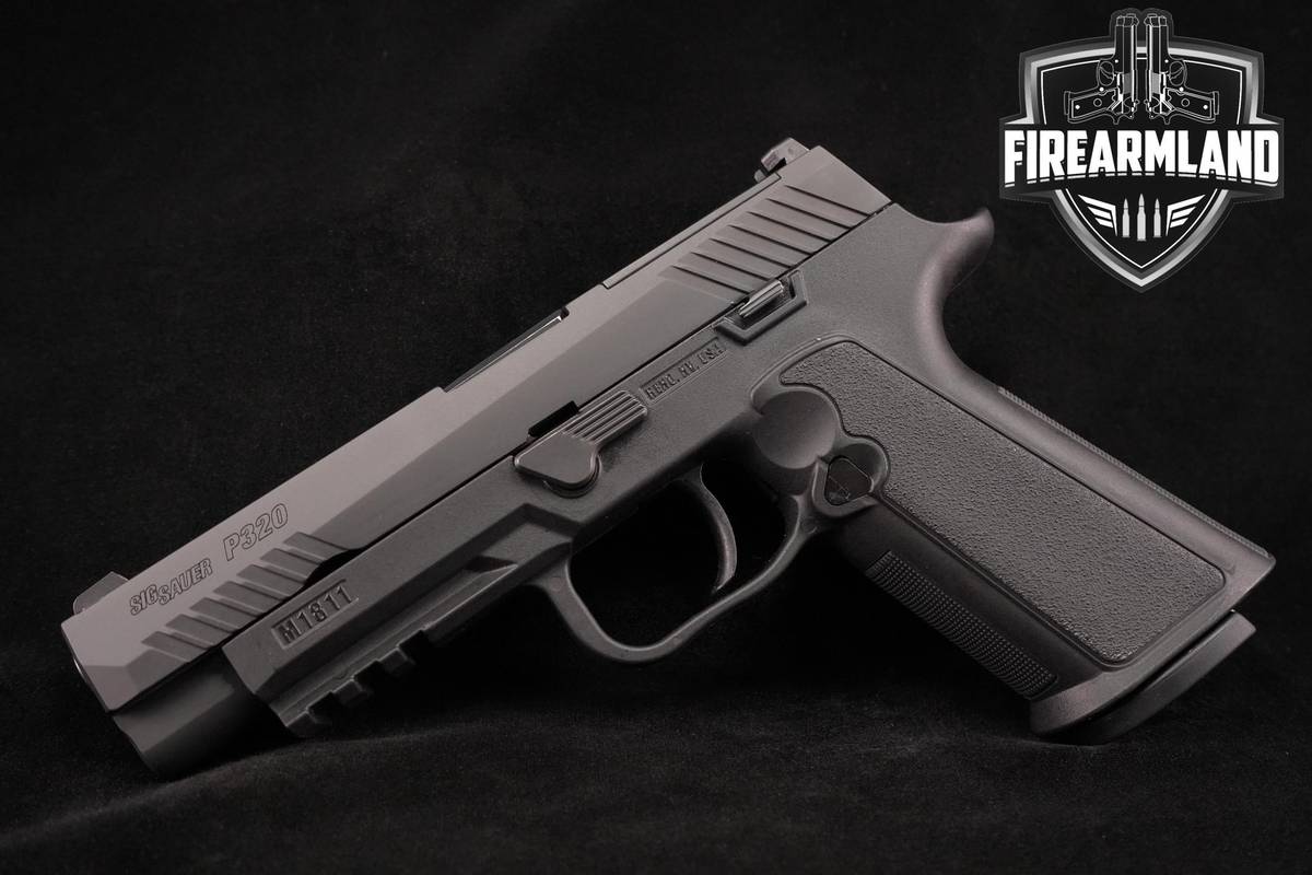 Sig Sauer P320 Full-Size 9mm Brouwer M1811 4.7" P-320 +4 MAGS & EXTRA GRIP