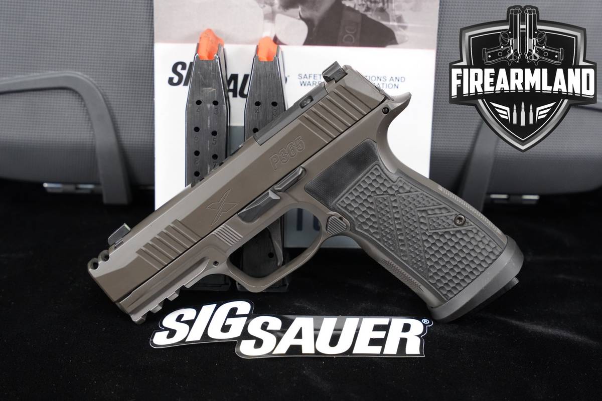Sig Sauer P365 AXG Legion 9mm 3.1" Optic-Ready Comped Gray P-365