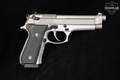 2019 P. Beretta 92FS Inox 9mm Luger Two-Tone Stainless & Gray in Very Good Condition Image 3