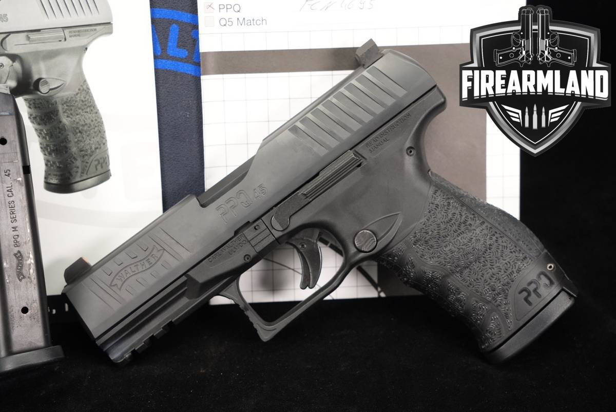 Walther PPQ 45 M2 45ACP 4.25" +3 MAGS & ORIG CASE