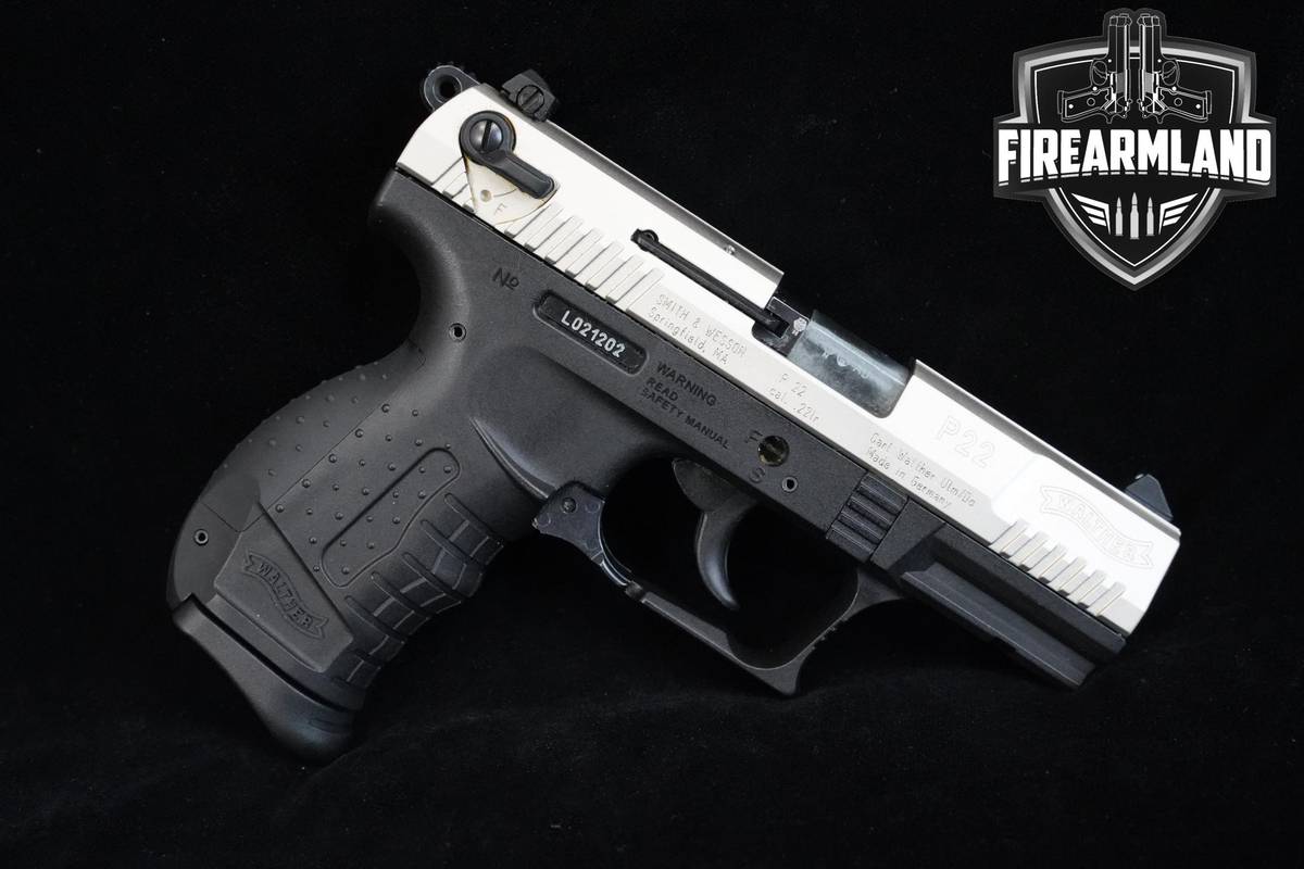 Walther P22 22LR 3.42" Two-Tone DA/SA Walther P-22 +2 MAGS & ORIG CASE