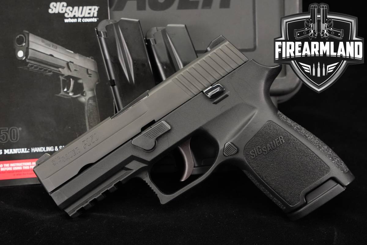 CONVERTIBLE SET Sig Sauer P250 Compact 357SIG 40 S&W P 250 +3 MAGS, OG CASE