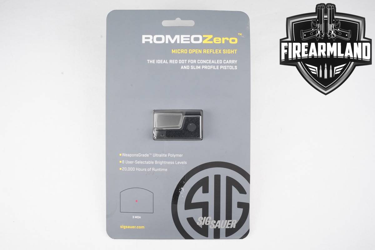 Sig Sauer RomeoZero 1x24mm 3 MOA Red Dot Romeo Zero
