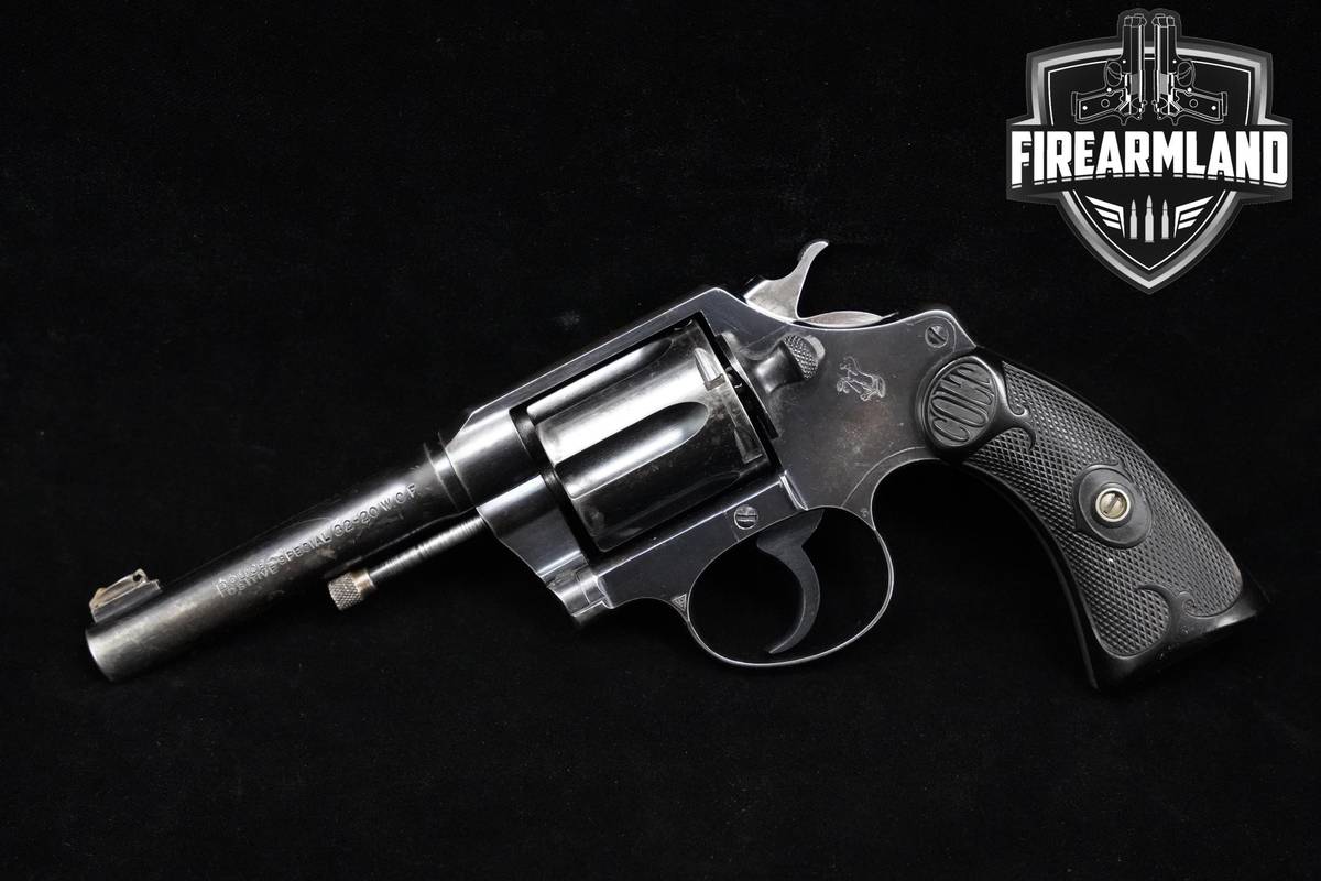 1920 Colt Police Positive Special 32-20 Win 4" Blued DA/SA