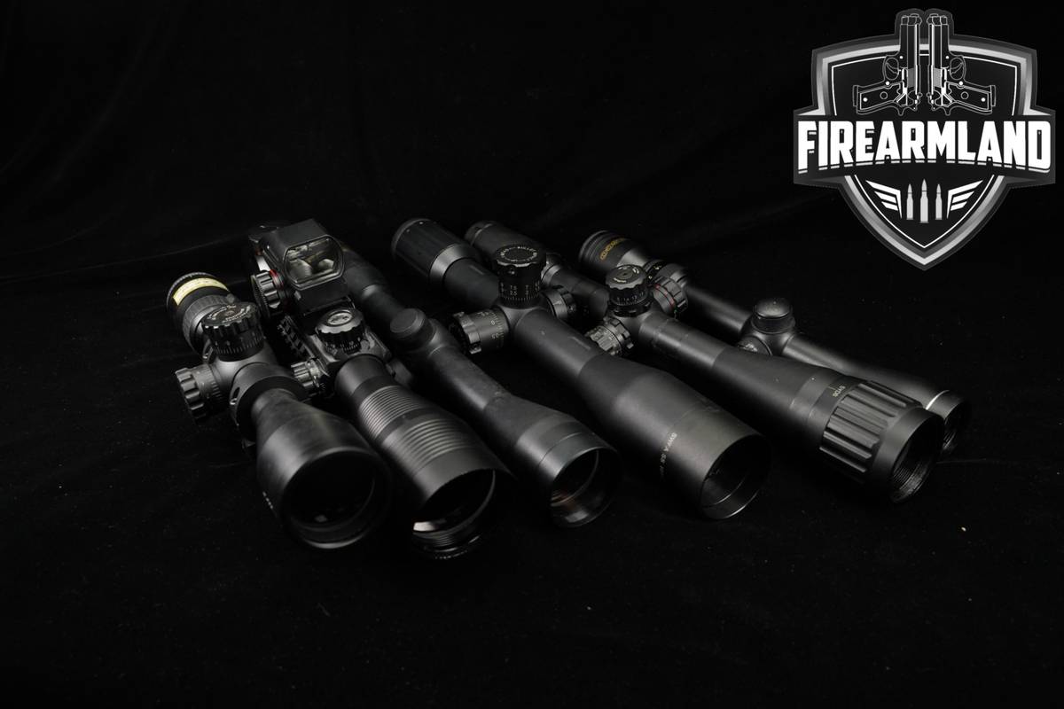 SIX SCOPE LOT 6 Pack Springfield Piney SWFA Nikon Tasco Centerpoint Scopes