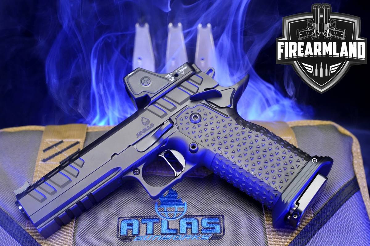 Atlas Gunworks Apollo Perfect Zero 9mm 1911 2011 +4 MAGS, TRIJICON RMR HD 2