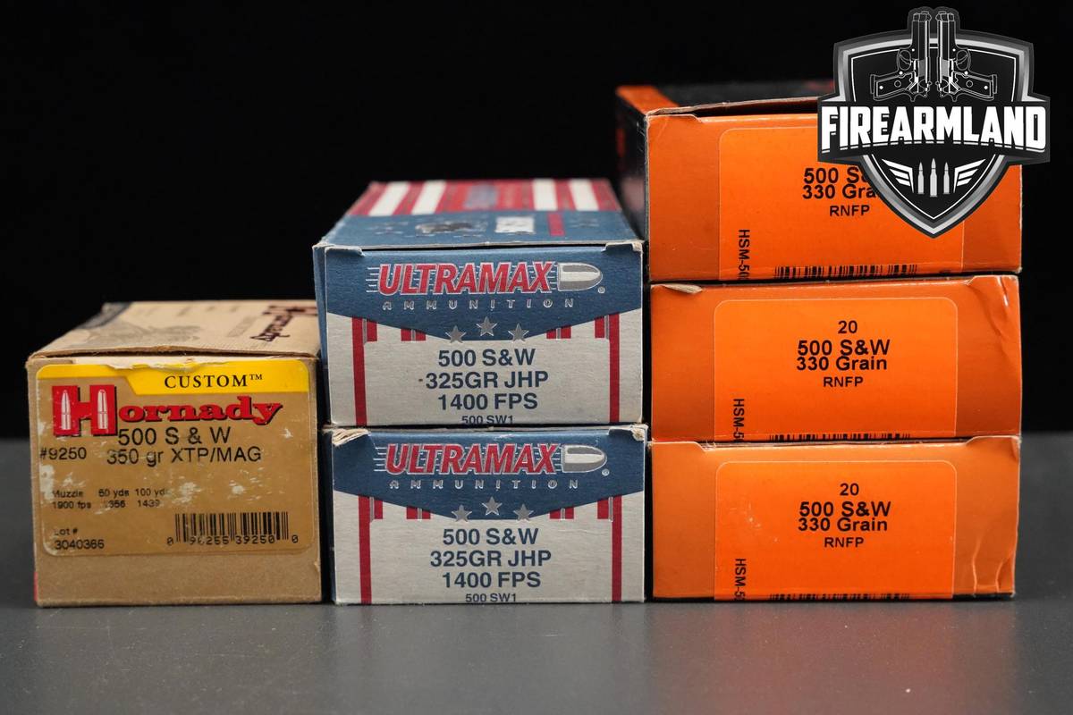 500 S&W Ammo 500-S&W Ammunition 120 ROUNDS
