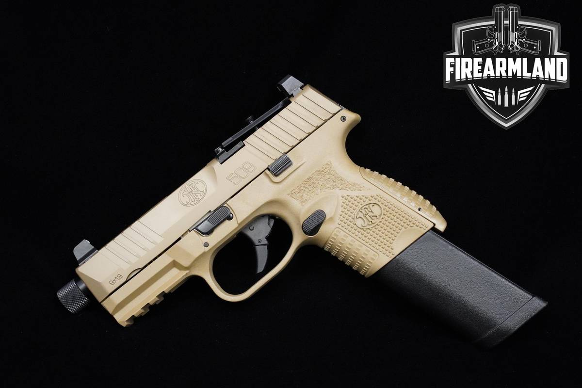 FN 509 Tactical 9mm 4.5" FDE FN 509T +2 MAGS