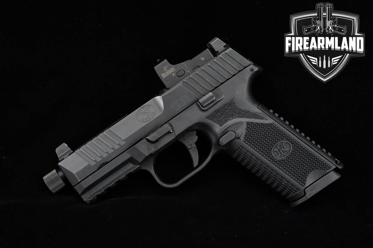 FN America FN 509 Tactical 9mm 4.5" 509T Pistol +2 MAGS, ORIG CASE & OPTIC