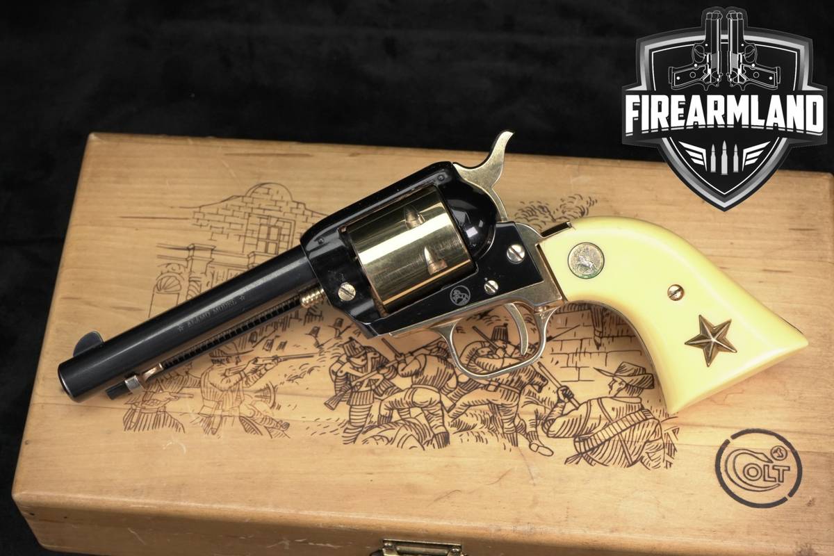 COMMEMORATIVE 1967 Colt Single Action Frontier Scout ALAMO 22LR 4.75"