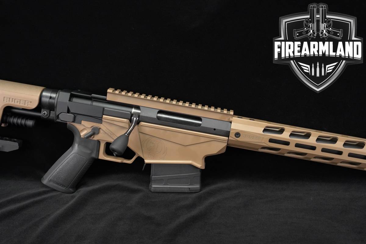 Ruger PRECISION Gen 3 308-Win Barrett-Brown Cerakote +2 MAGS & ORIG BOX