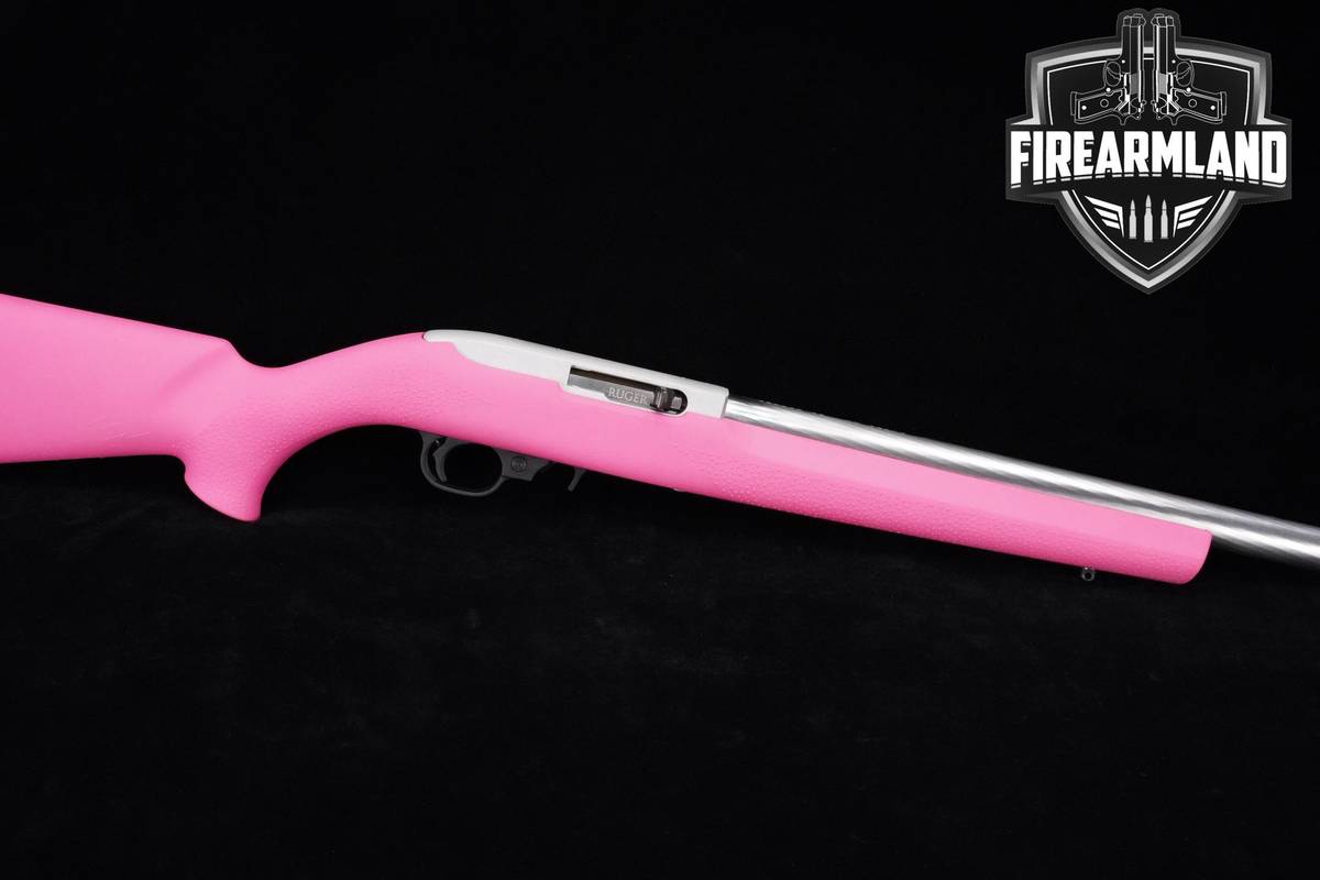 Ruger 10/22 Hammer Forged Barrel Pink/Stainless 22LR 20" Ruger-10/22